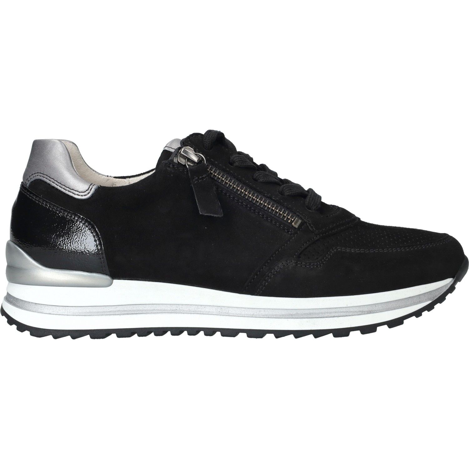 Gabor Sneakers zwart Suede - Dames - Maat 41.5