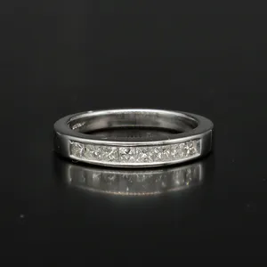 18ct White Gold 0.5ct Princess Cut Diamonds Ring