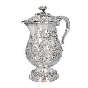 Mid 19th Century Silver Jug by Hamiltons of Calcutta