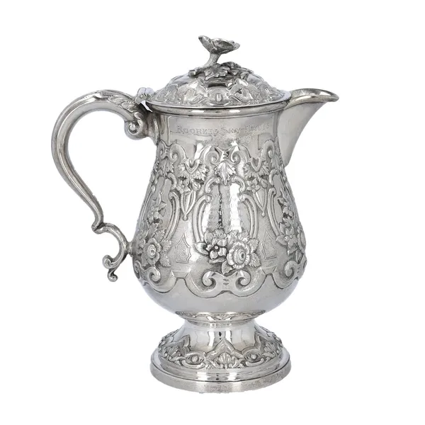 Mid 19th Century Silver Jug by Hamiltons of Calcutta