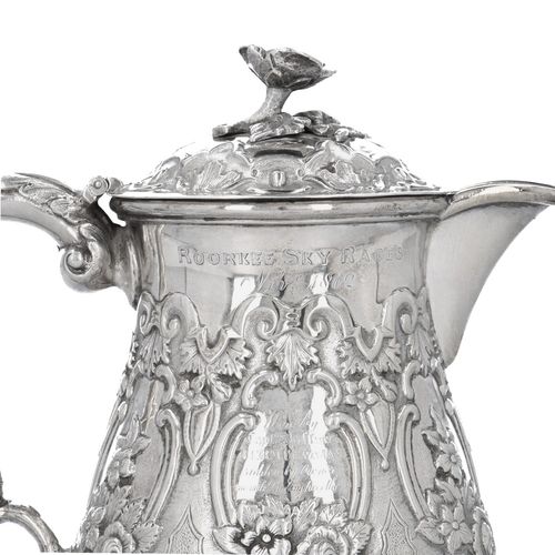 Mid 19th Century Silver Jug by Hamiltons of Calcutta image-4