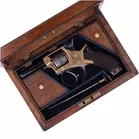 Cased 297 Calibre Rimfire Obsolete 5 Shot Pocket Tranter Revolver