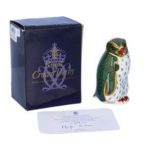 Royal Crown Derby Harrods Rockhopper Penguin