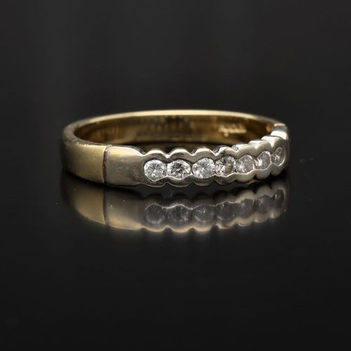 14ct Gold Multi Diamond Ring image-1