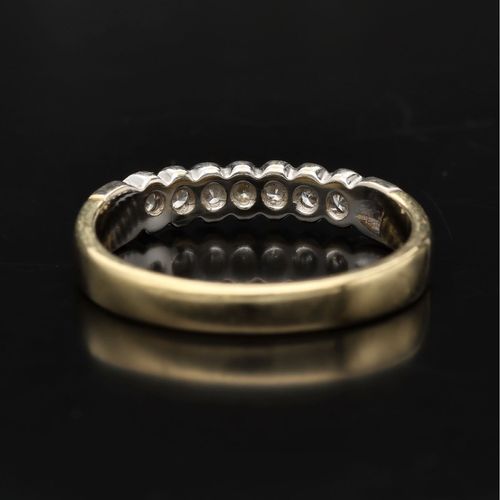 14ct Gold Multi Diamond Ring image-5