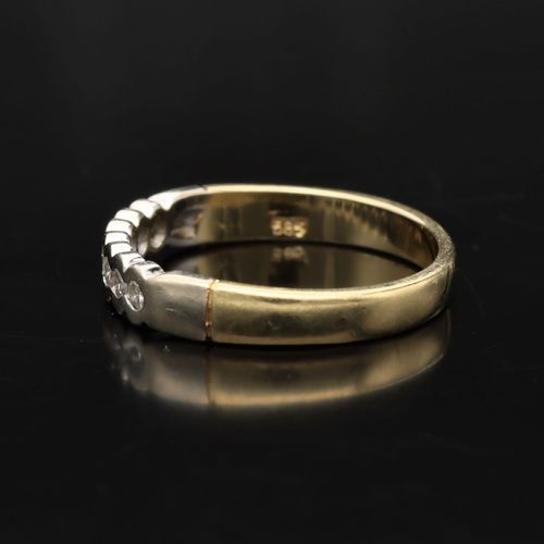 14ct Gold Multi Diamond Ring image-3