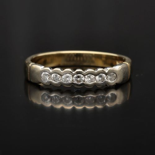 14ct Gold Multi Diamond Ring image-2