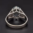 Gold Aquamarine Ring