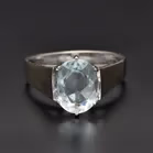 Gold Aquamarine Ring