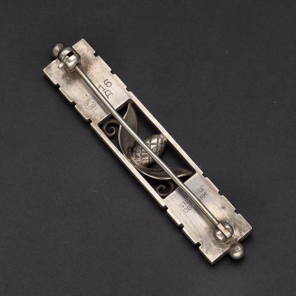 Georg Jensen Pine Cone Bar Brooch