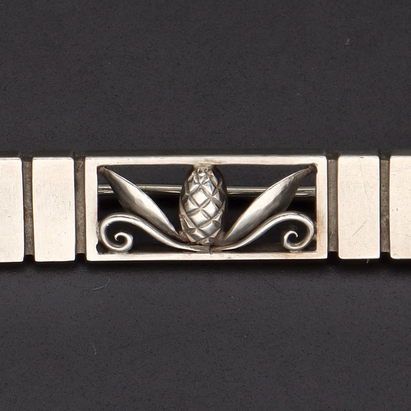 Georg Jensen Pine Cone Bar Brooch