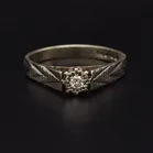 Retro-Vintage Gold Diamond Ring