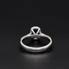 18ct White Gold Sapphire Diamond Ring