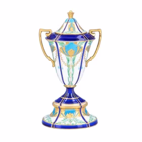 Minton Vase & Cover Attributed To John Wadsworth