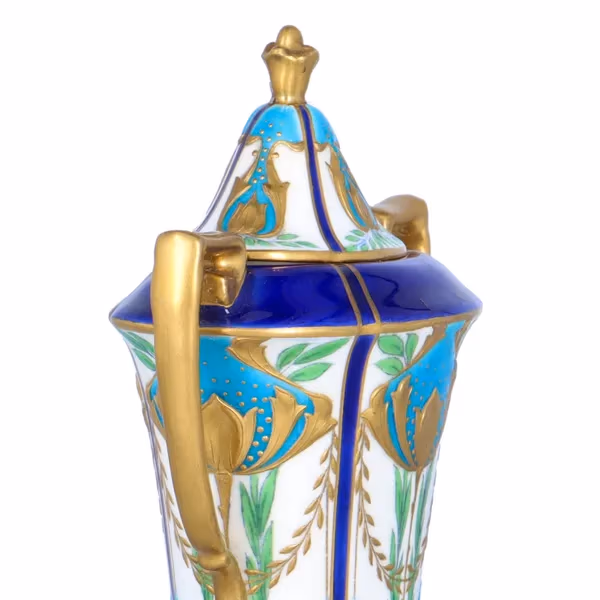Minton Vase & Cover Attributed To John Wadsworth