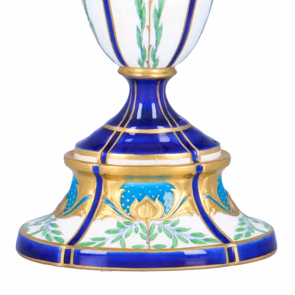 Minton Vase & Cover Attributed To John Wadsworth