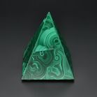 Green Malachite Pyramid Desk Ornament