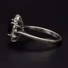 18ct White Gold Sapphire & Diamond Ring
