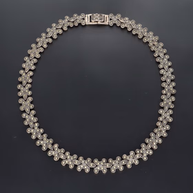 Silver and Marcasite Necklace