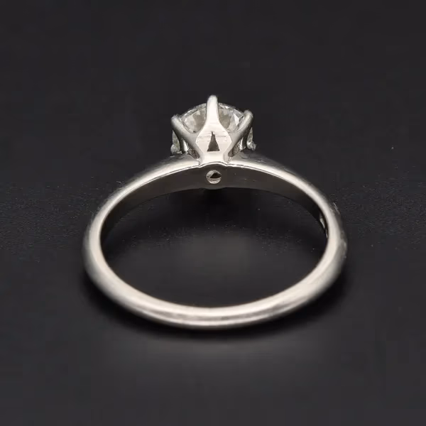 Platinum “Rox” 1/2 Carat Solitaire Diamond Ring