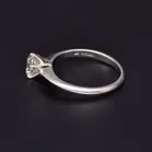 Platinum “Rox” 1/2 Carat Solitaire Diamond Ring