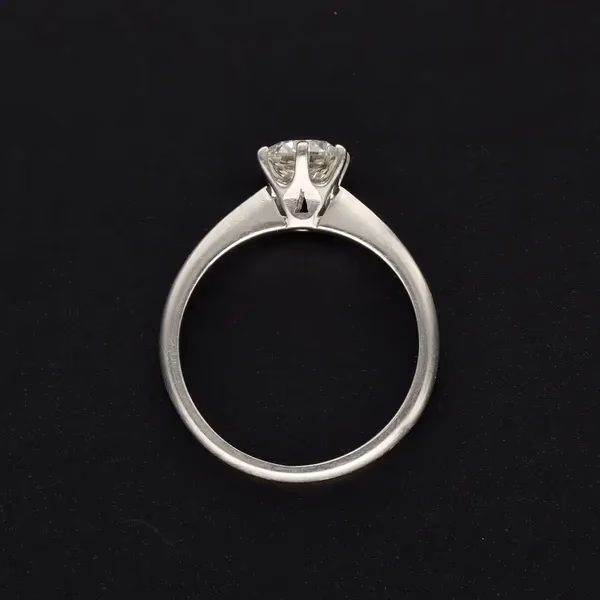 Platinum “Rox” 1/2 Carat Solitaire Diamond Ring