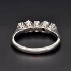 18ct White Gold Graduated Five Stone Diamond Ring