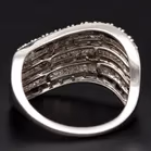 9ct White Gold Diamond Ring