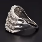 9ct White Gold Diamond Ring