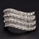 9ct White Gold Diamond Ring