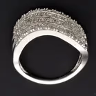 9ct White Gold Diamond Ring