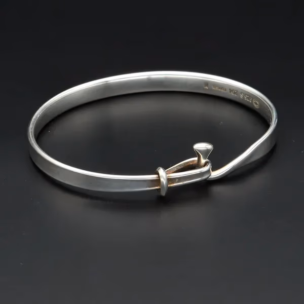 Georg Jensen Danish Sterling Silver Torun Bangle By Vivianna Torun Bülow-Hübe