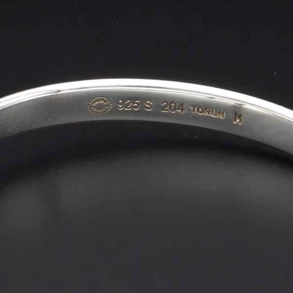 Georg Jensen Danish Sterling Silver Torun Bangle By Vivianna Torun Bülow-Hübe