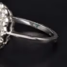 Platinum Emerald & Diamond Ring