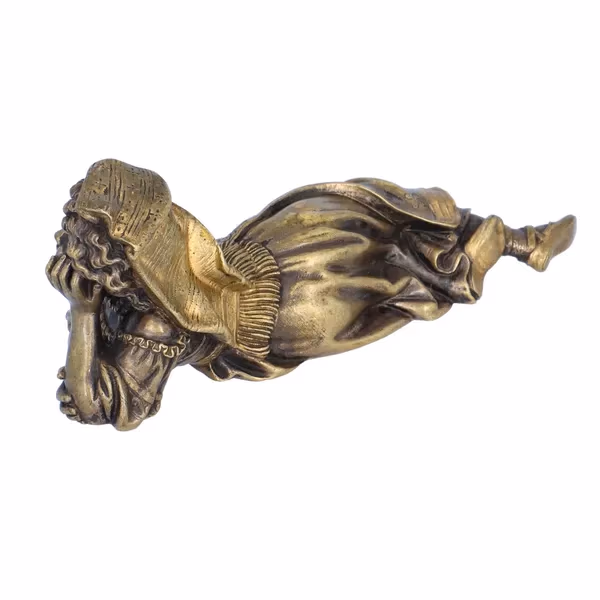Quality Gilt Cast Bronze Figure of a Maiden Girl