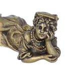 Quality Gilt Cast Bronze Figure of a Maiden Girl