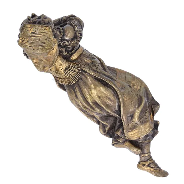 Quality Gilt Cast Bronze Figure of a Maiden Girl