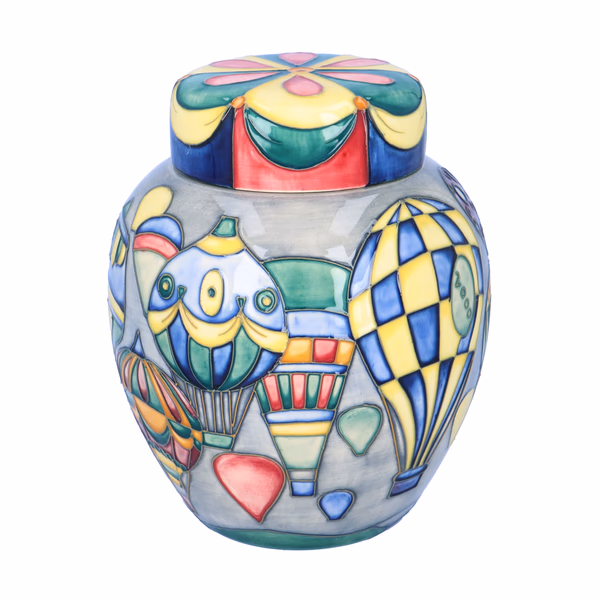 Moorcroft Pottery Balloons Ginger Jar