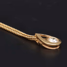 18ct Yellow Gold Diamond Pendant Necklace