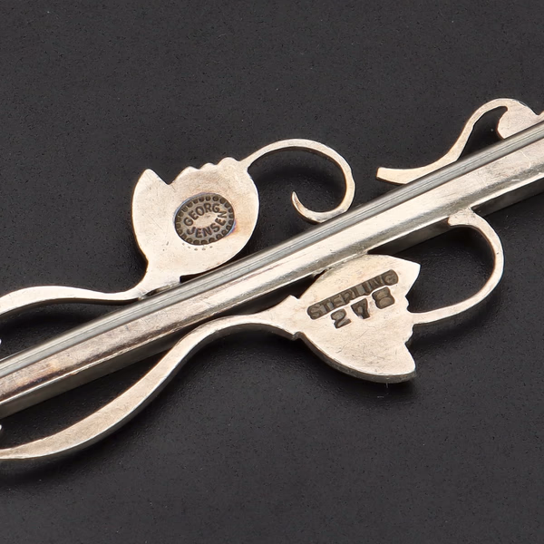 Georg Jensen Tulip Bar Brooch
