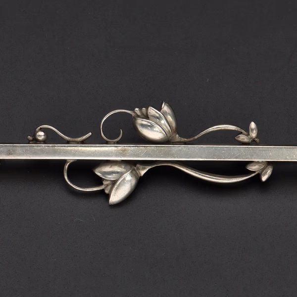 Georg Jensen Tulip Bar Brooch