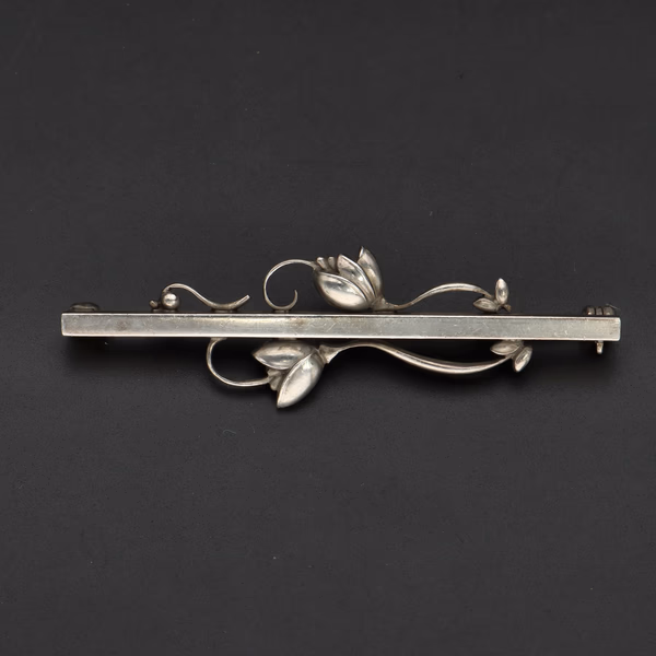 Georg Jensen Tulip Bar Brooch