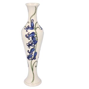 Moorcroft Tall Narrow Bluebells Vase