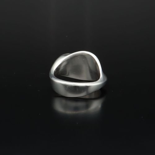 Modernist Danish Georg Jensen Sterling Silver Ring image-5