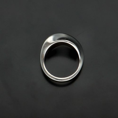 Modernist Danish Georg Jensen Sterling Silver Ring image-6