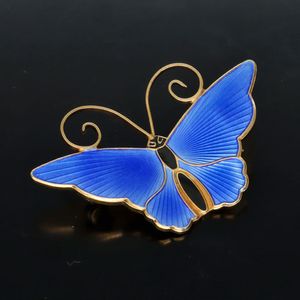 David Andersen Silver Butterfly Brooch