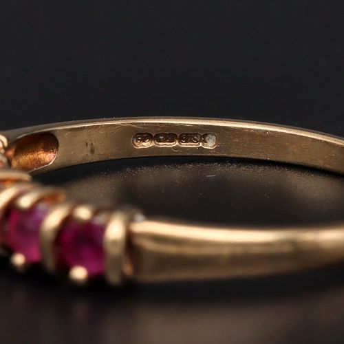 1950s 9ct Gold Ruby Ring image-5