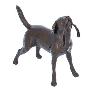 Limited Edition Foundry Cast Bronze Dog Figurine