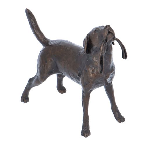Limited Edition Foundry Cast Bronze Dog Figurine image-1