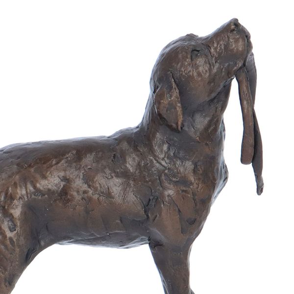 Limited Edition Foundry Cast Bronze Dog Figurine